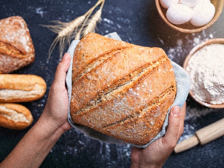 Пълнозърнест хляб с овесено брашно - снимка на рецептата